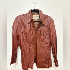 London bobby Vintage Leather Jacket